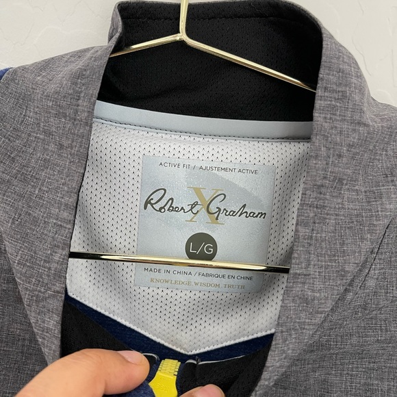 ROBERT GRAHAM Yoda Vest In Asphalt Size Large - Picture 6 of 8